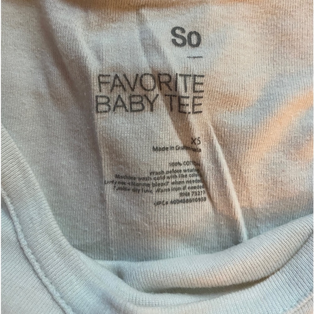 so baby tee